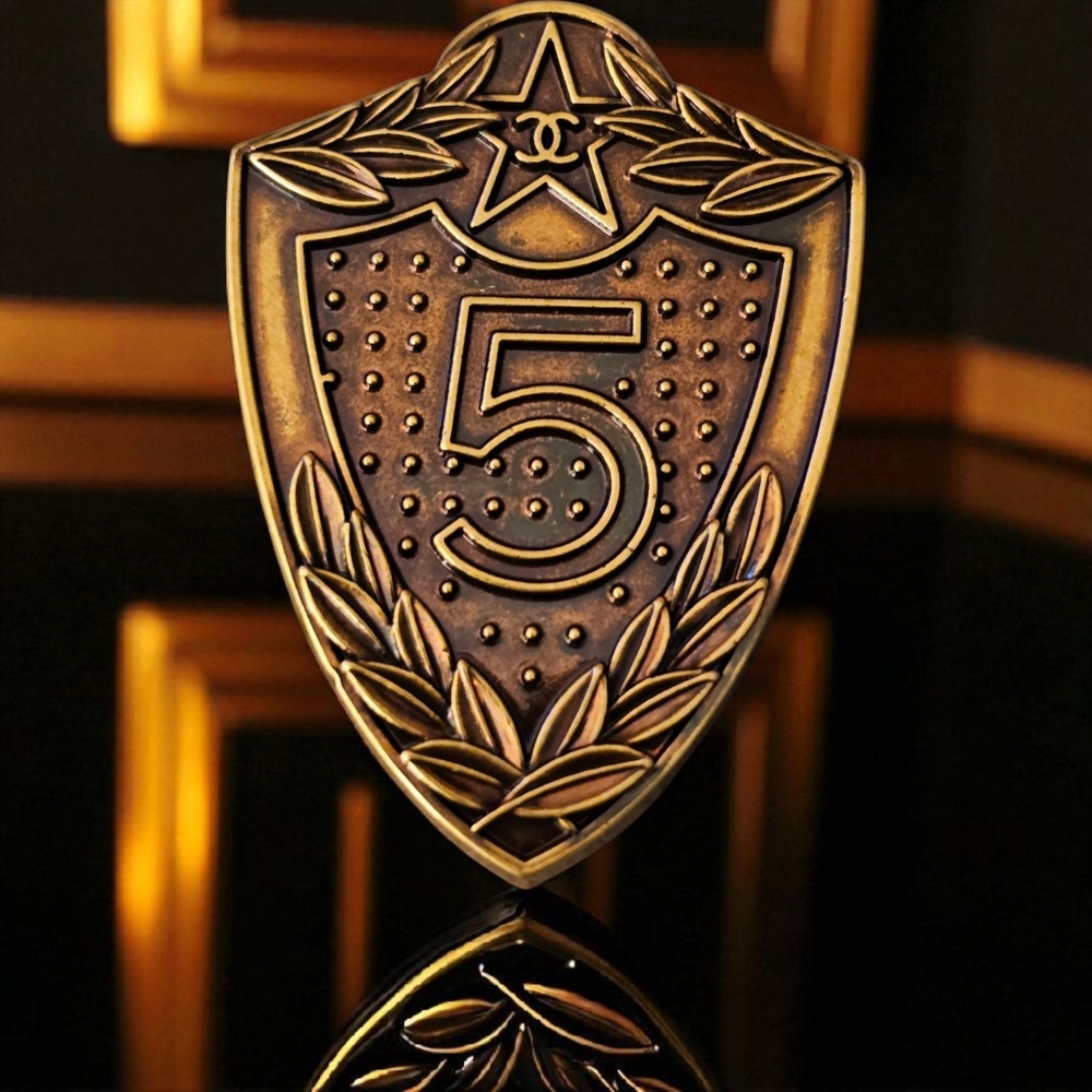 Bronze Shield Brooch